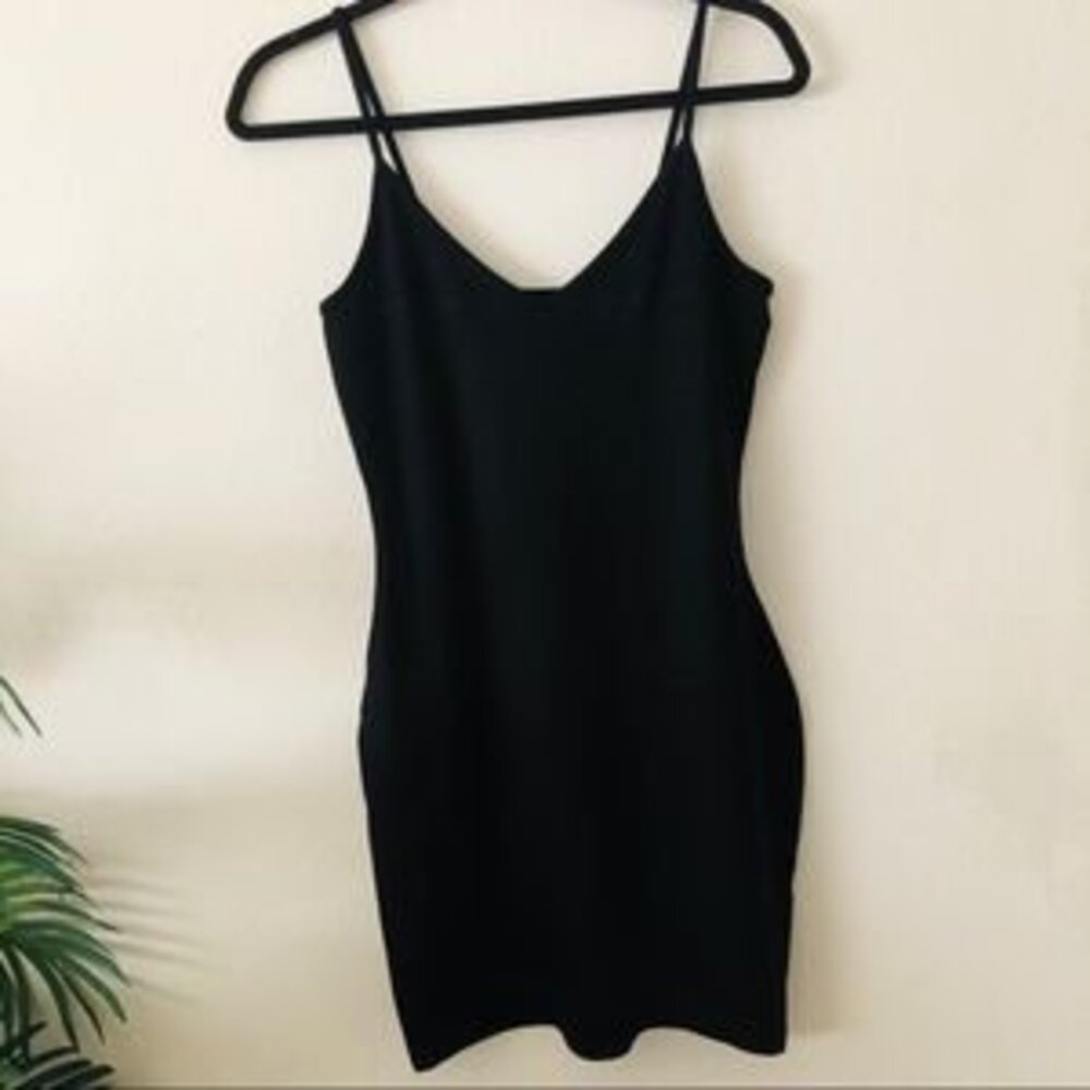 Rebecca Stella mini black dress